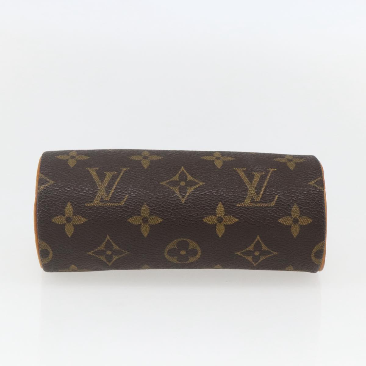 LOUIS VUITTON Monogram Papillon Pouch LV Auth 159697