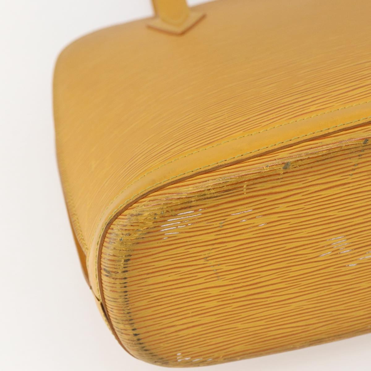 LOUIS VUITTON Epi Lussac Shoulder Bag Yellow M52289 LV Auth 159707