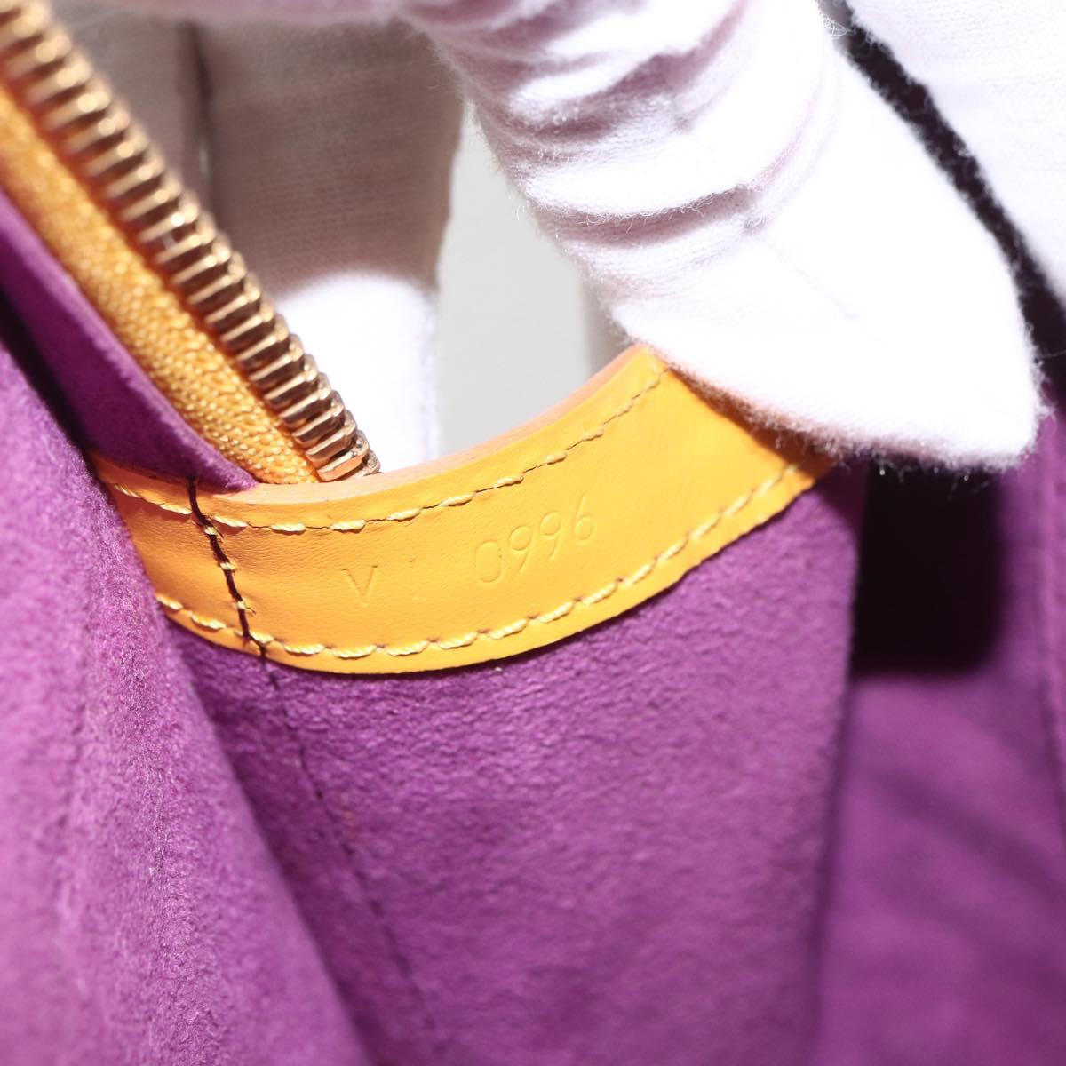 LOUIS VUITTON Epi Lussac Shoulder Bag Yellow M52289 LV Auth 159707
