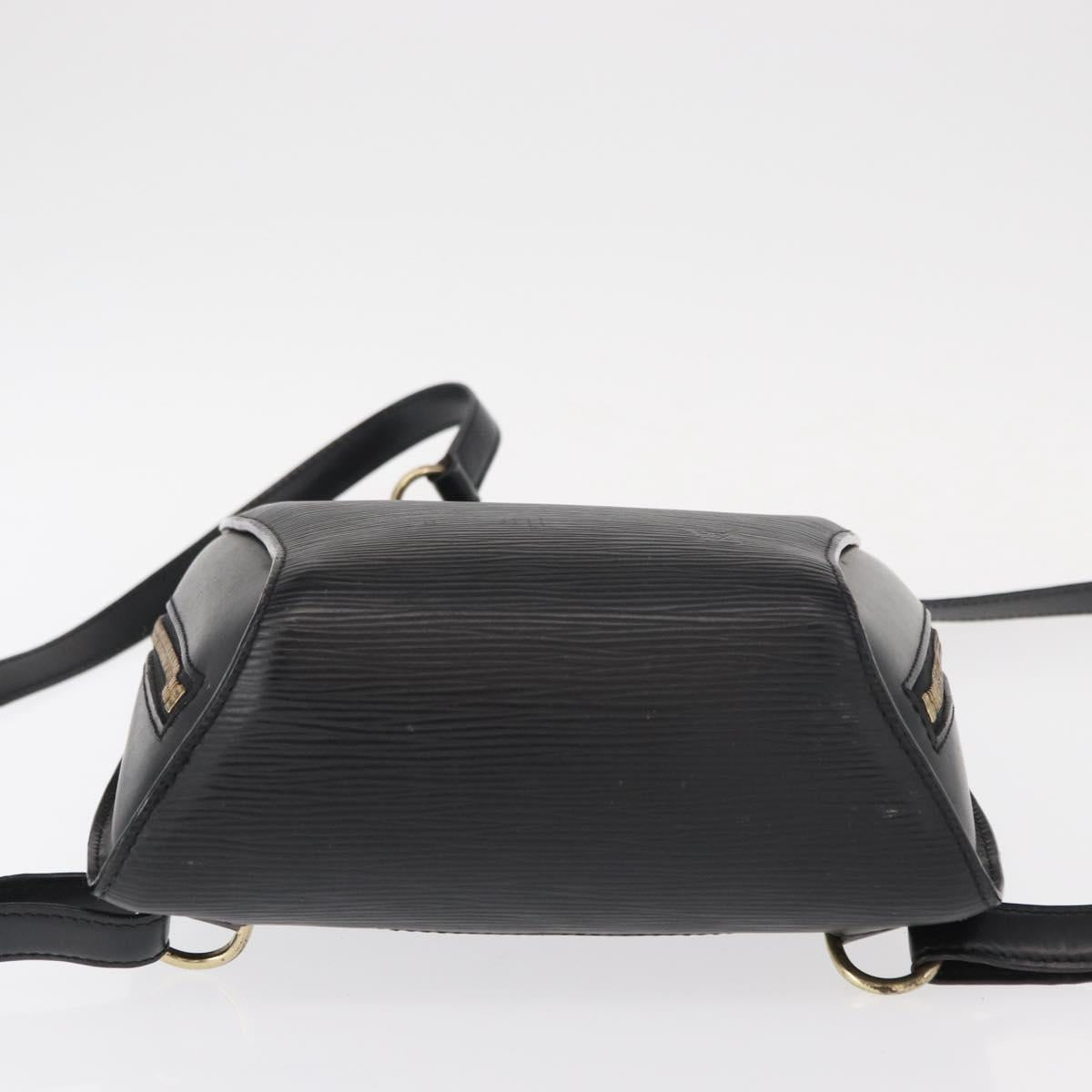 LOUIS VUITTON Epi Mabillon Backpack Black M52232 LV Auth 159708