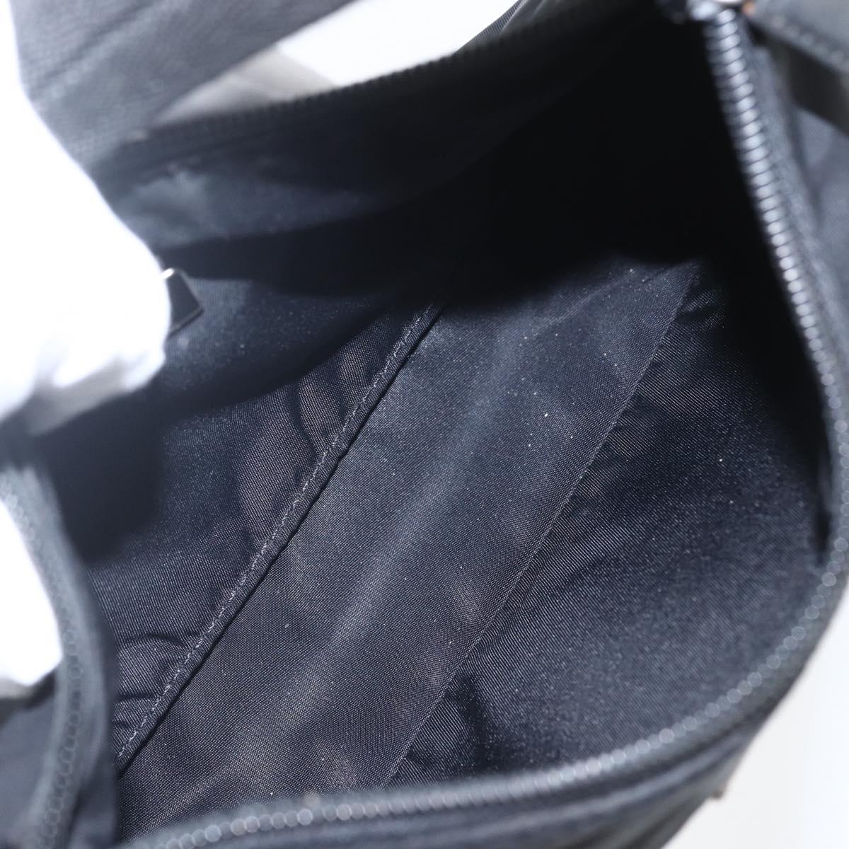 PRADA Hand Pouch Nylon Black Auth 159723