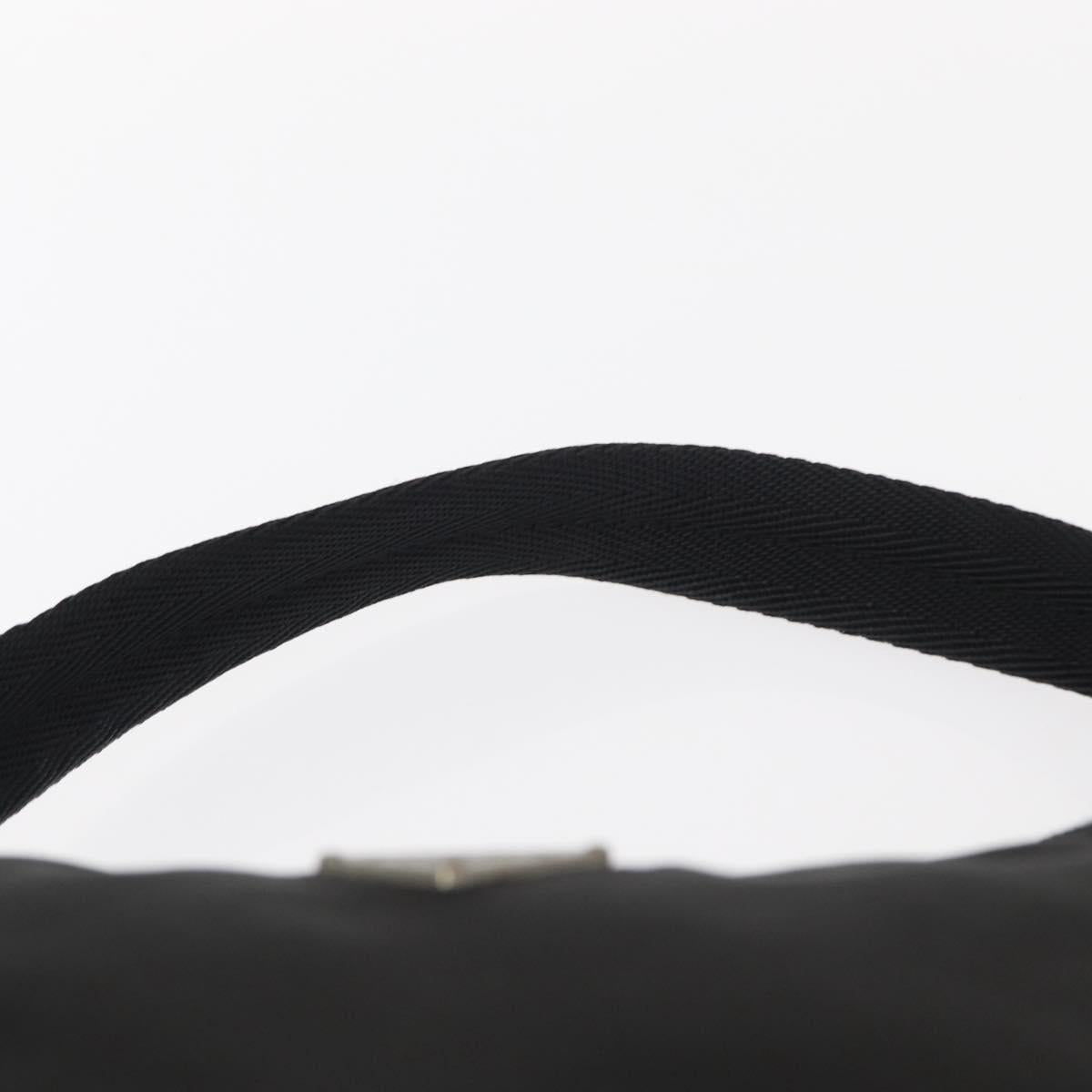 PRADA Hand Pouch Nylon Black Auth 159724