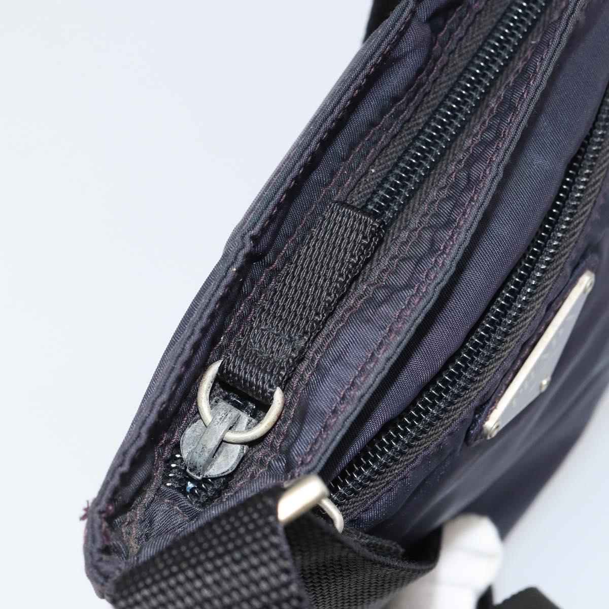 PRADA Shoulder Bag Nylon Purple Auth 159783