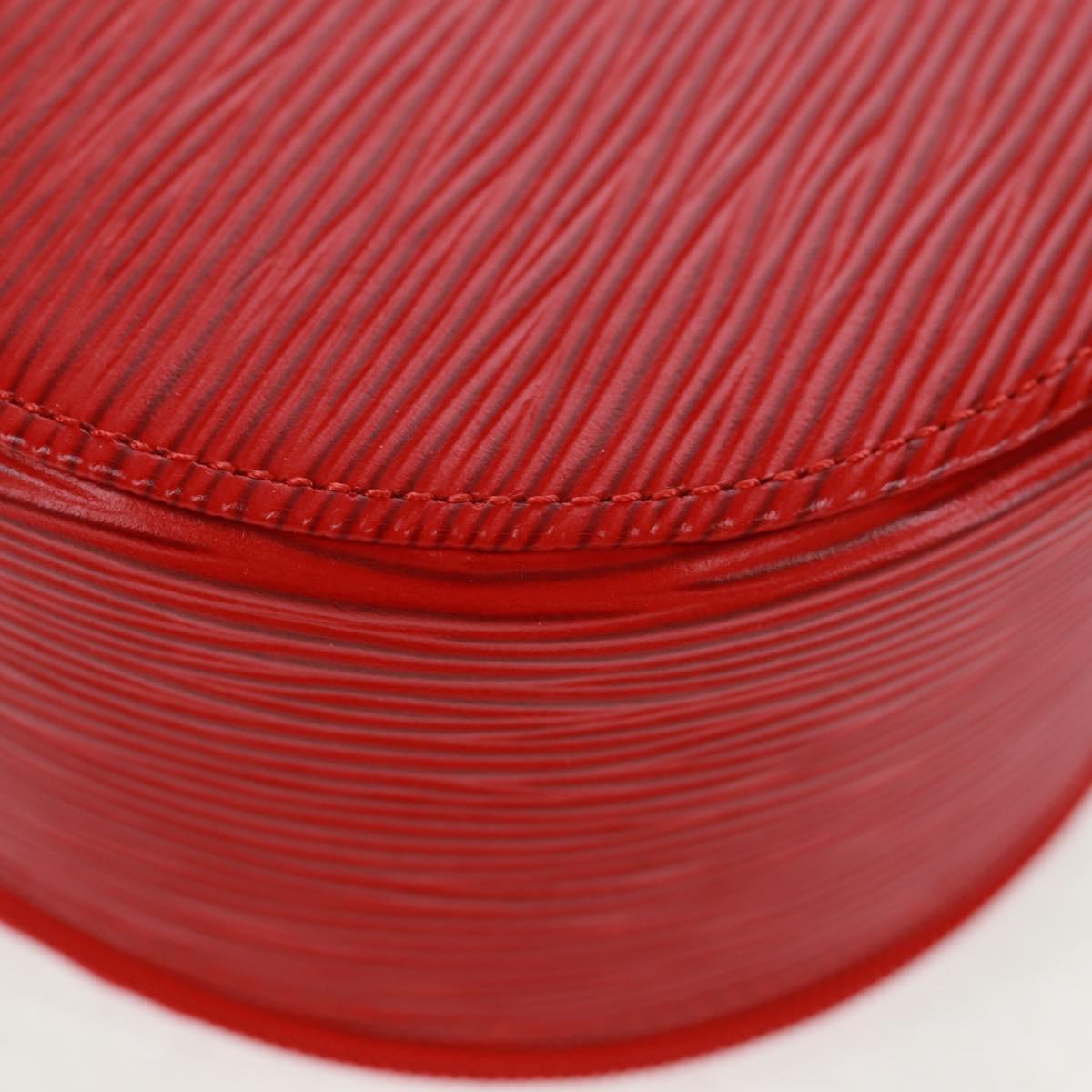 LOUIS VUITTON Epi Ecrin Bijoux 12 Jewelry Box Red M48207 LV Auth 159825V