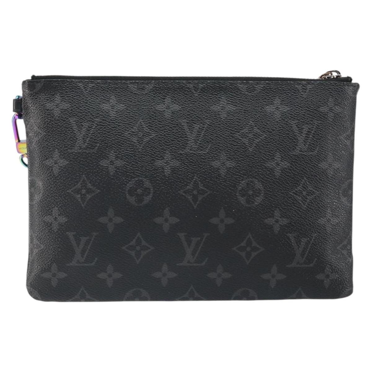 LOUIS VUITTON Monogram Eclipse Fragment iPhone Case M64449 LV Auth 159835