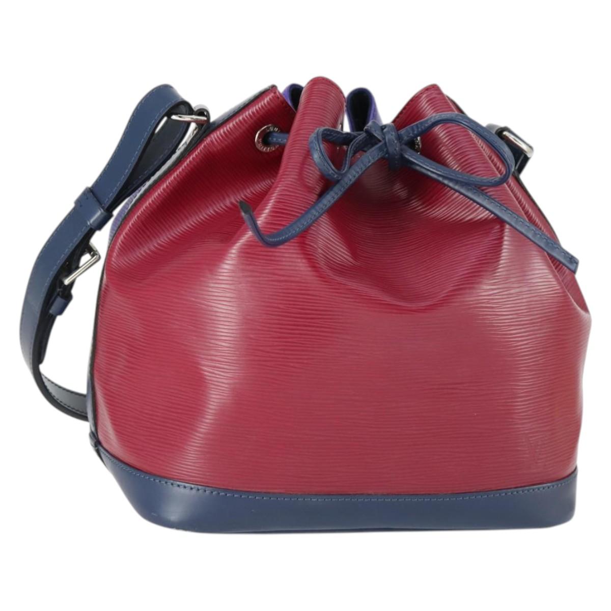 LOUIS VUITTON Epi Petit Noe Shoulder Bag Wine Red Grenard LV Auth 159837V