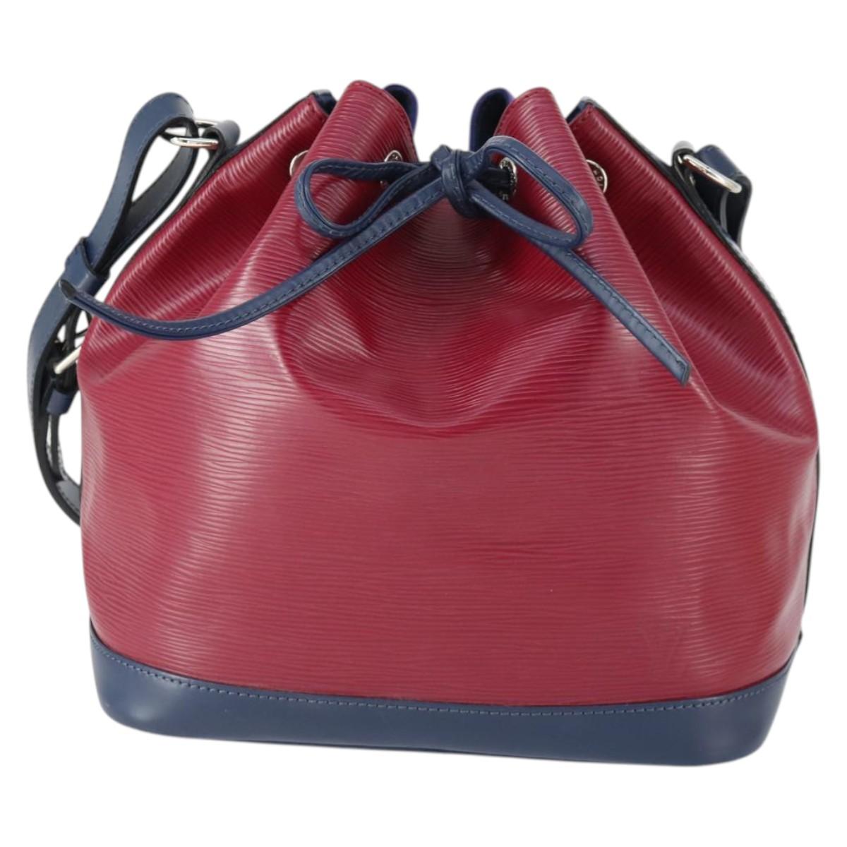LOUIS VUITTON Epi Petit Noe Shoulder Bag Wine Red Grenard LV Auth 159837V