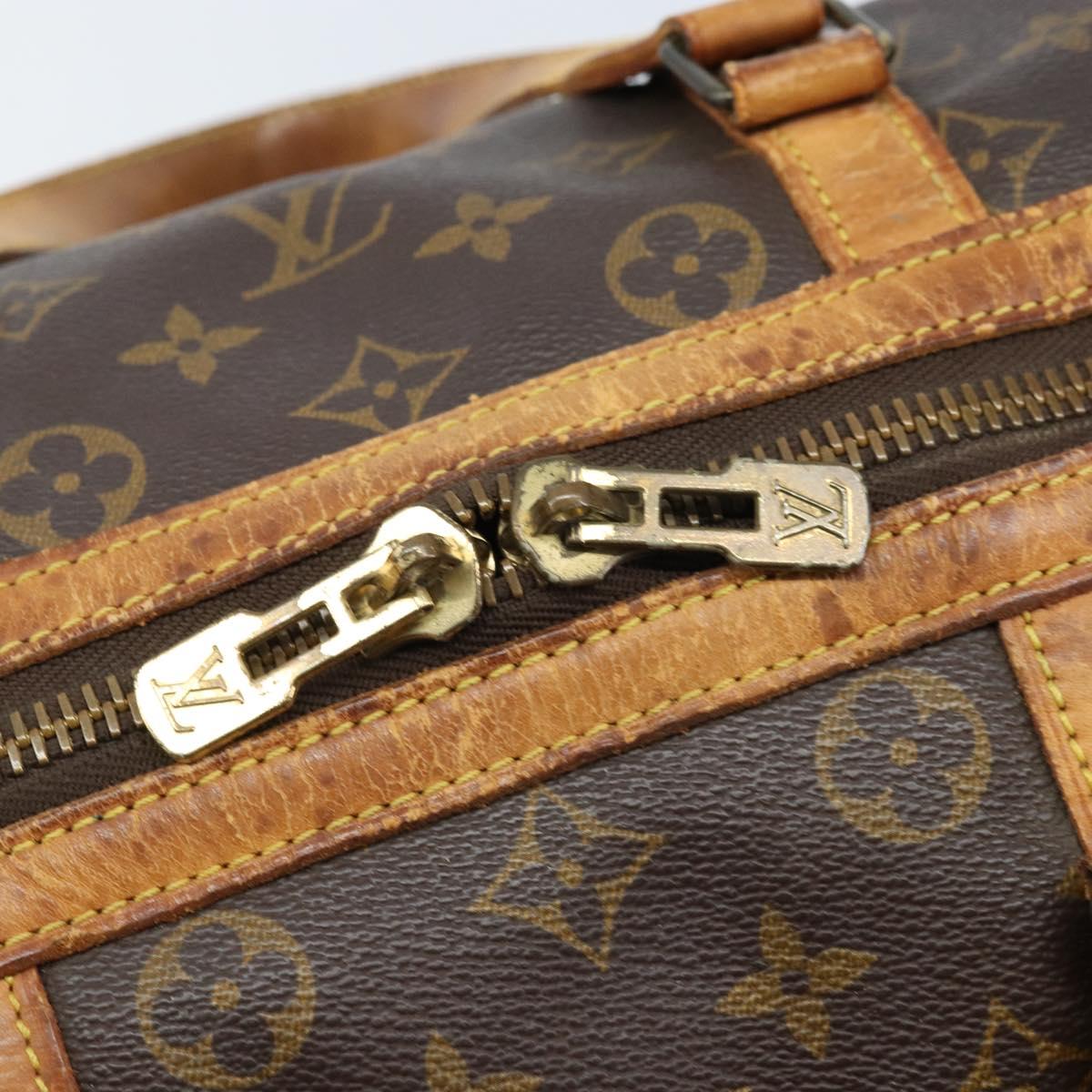 LOUIS VUITTON Monogram Sac Souple 45 Boston Bag M41624 LV Auth 159840