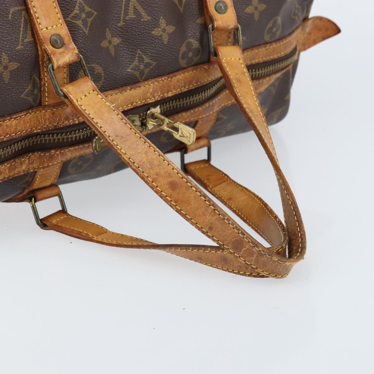 LOUIS VUITTON Monogram Sac Souple 45 Boston Bag M41624 LV Auth 159840