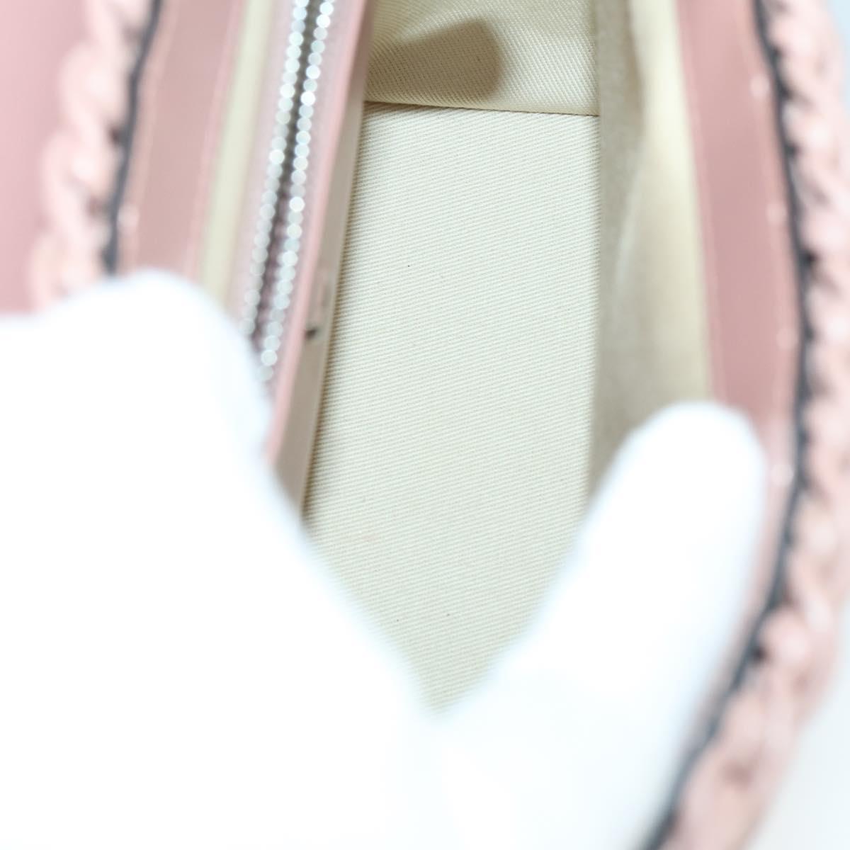 Salvatore Ferragamo Gancini Hand Bag Leather 2way Pink Auth 159841V