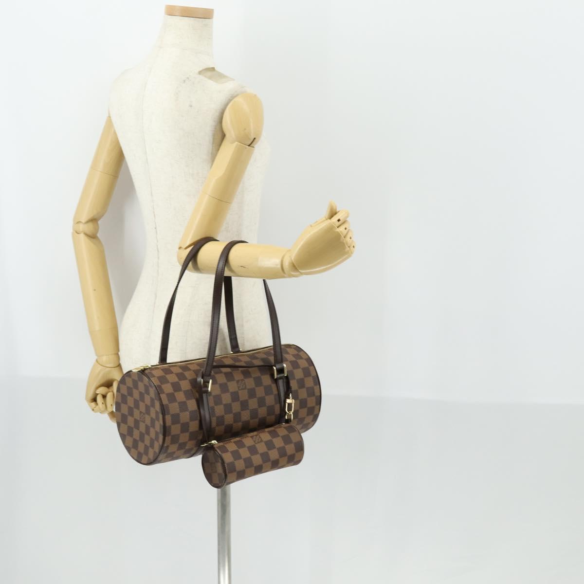 LOUIS VUITTON Damier Ebene Papillon 30 Hand Bag N51303 LV Auth 159846V