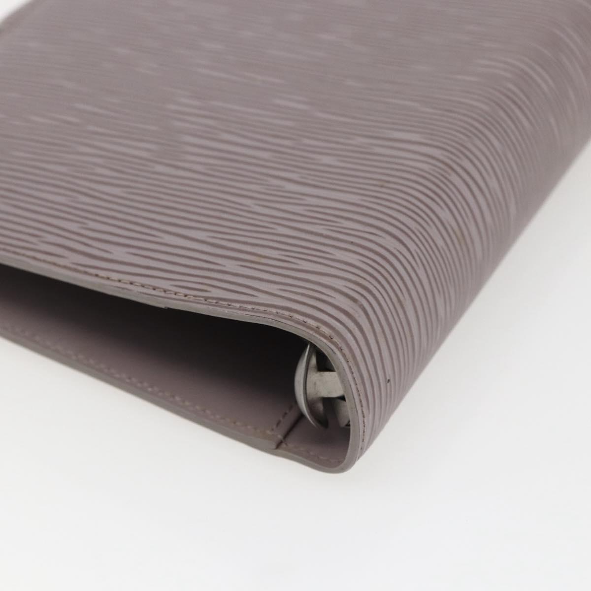 LOUIS VUITTON Epi Agenda MM Day Planner Cover Lilac R2004B LV Auth 159856