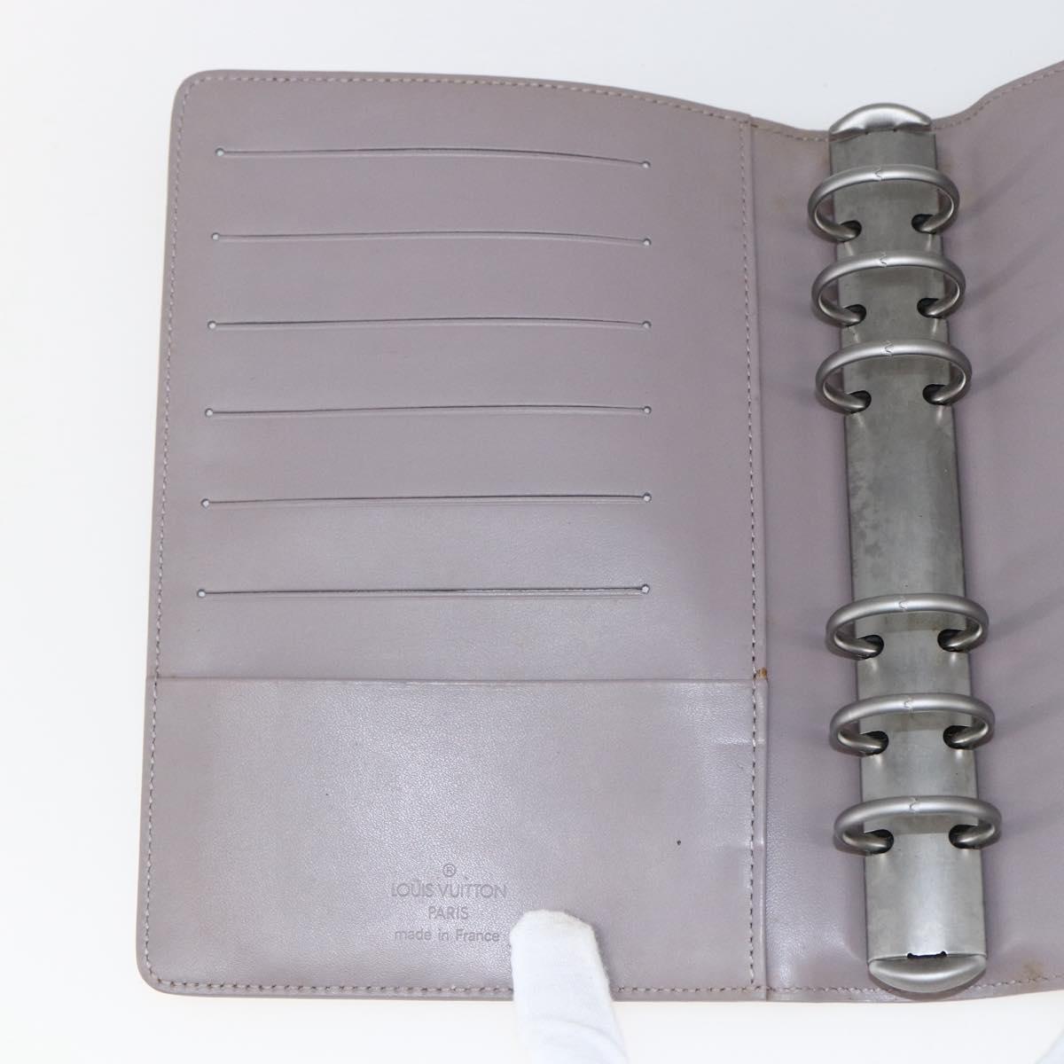 LOUIS VUITTON Epi Agenda MM Day Planner Cover Lilac R2004B LV Auth 159856
