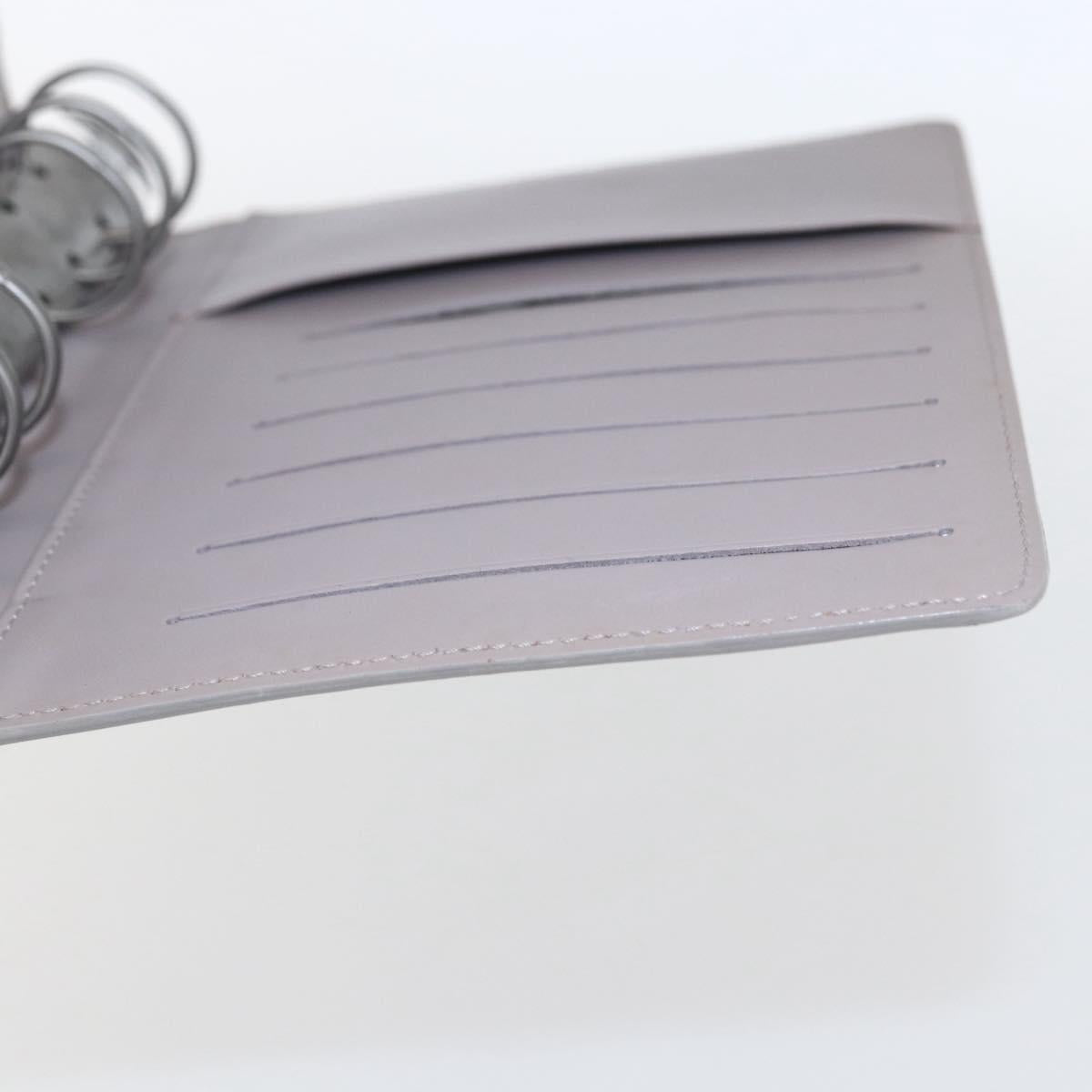 LOUIS VUITTON Epi Agenda MM Day Planner Cover Lilac R2004B LV Auth 159856