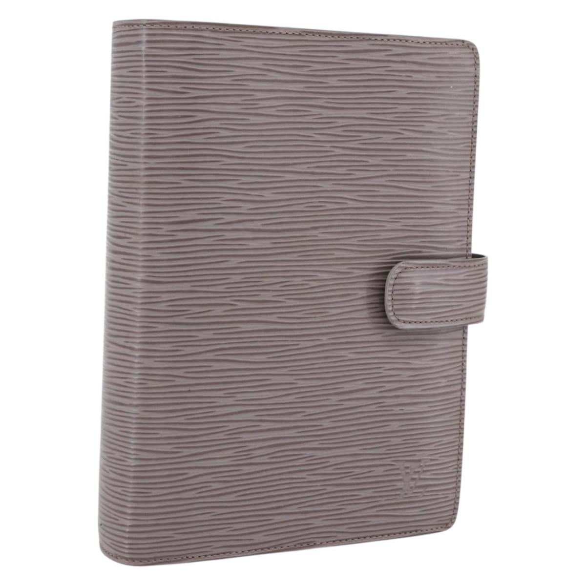 LOUIS VUITTON Epi Agenda MM Day Planner Cover Lilac R2004B LV Auth 159856