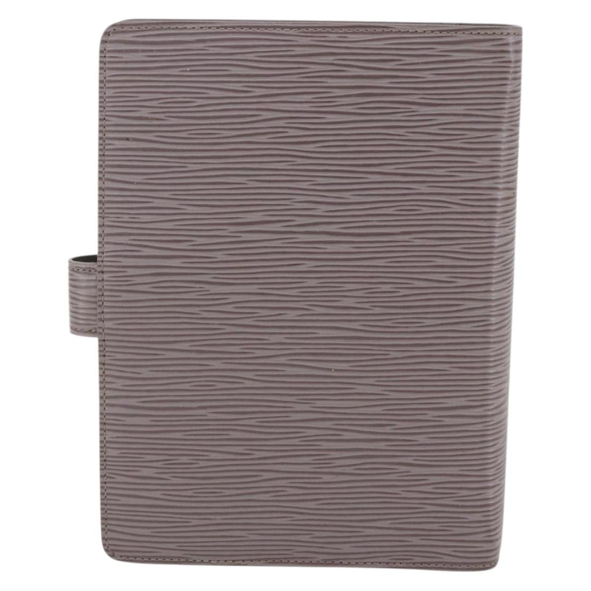 LOUIS VUITTON Epi Agenda MM Day Planner Cover Lilac R2004B LV Auth 159856