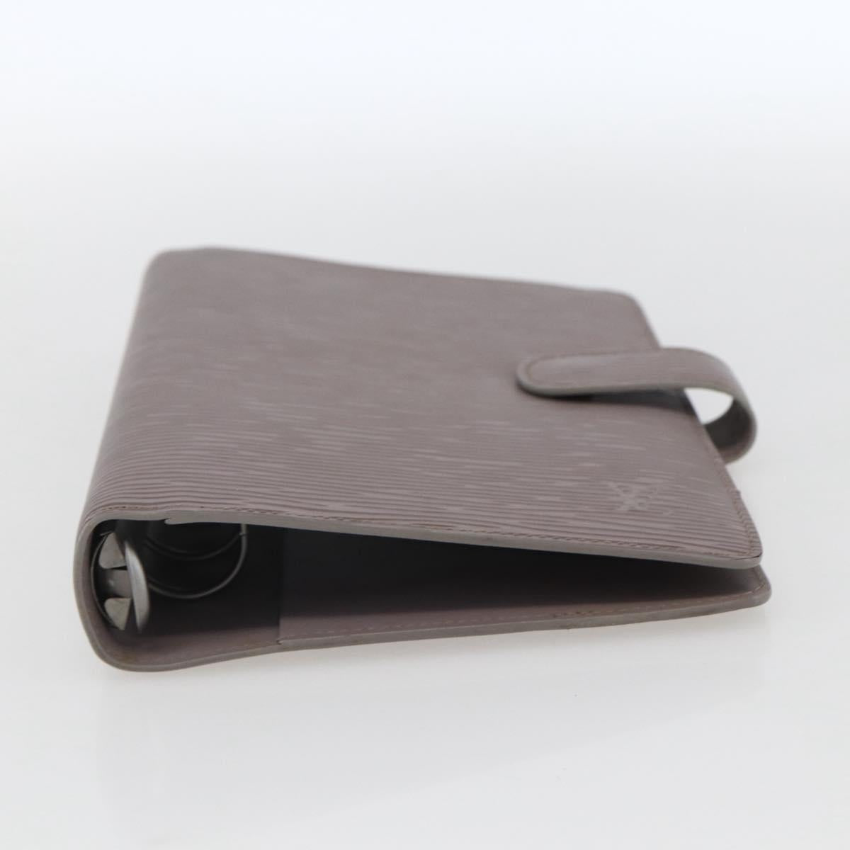 LOUIS VUITTON Epi Agenda MM Day Planner Cover Lilac R2004B LV Auth 159856