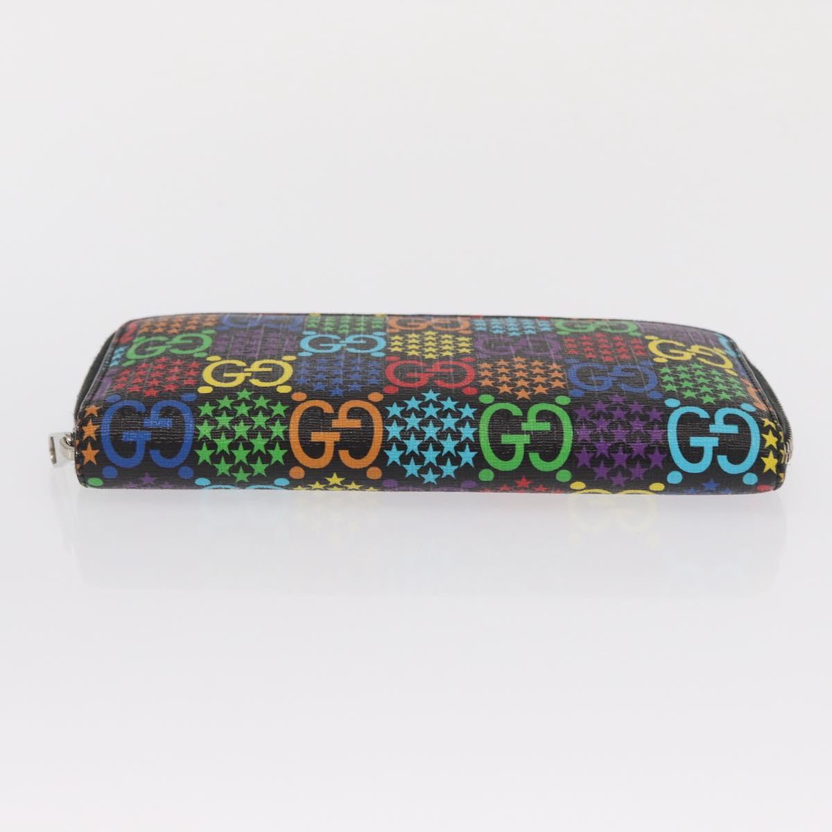 GUCCI GG Psychedelic Long Wallet Multicolor 601079 Auth 159857M