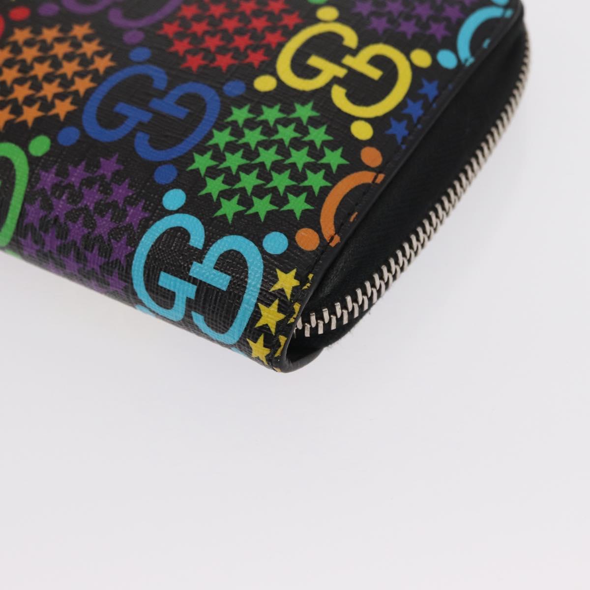 GUCCI GG Psychedelic Long Wallet Multicolor 601079 Auth 159857M