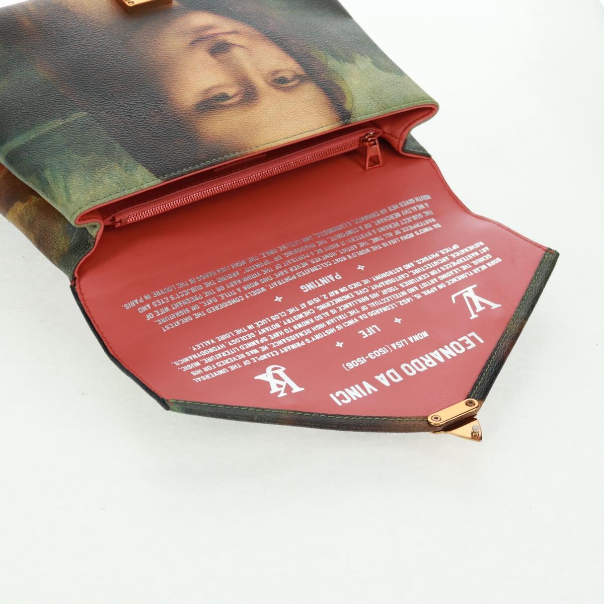 LOUIS VUITTON Masters Collection Mona Lisa Pochette Chain Bag Pink Auth159873SAM