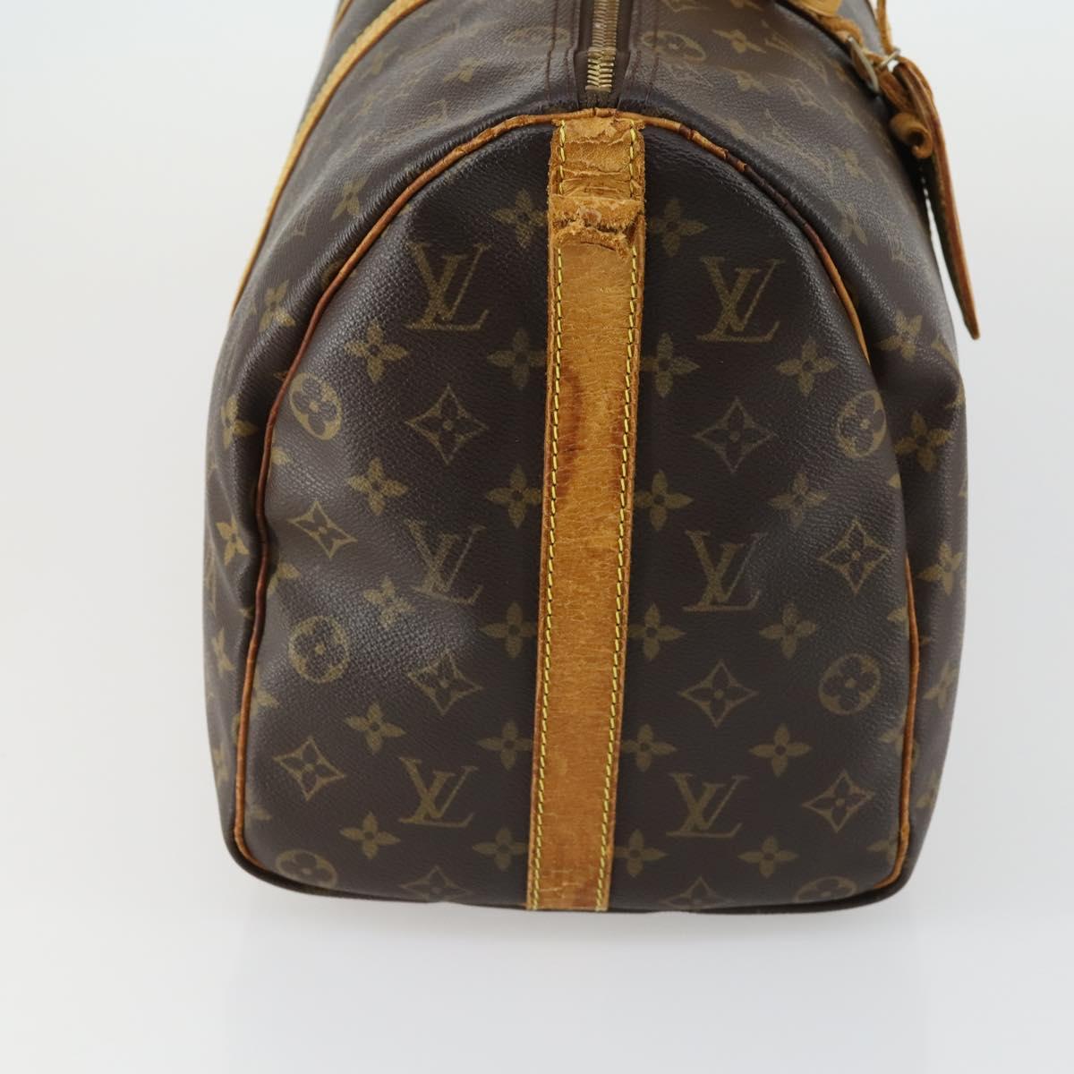 LOUIS VUITTON Monogram Keepall Bandouliere 45 Boston Bag M41418 LV Auth 159904