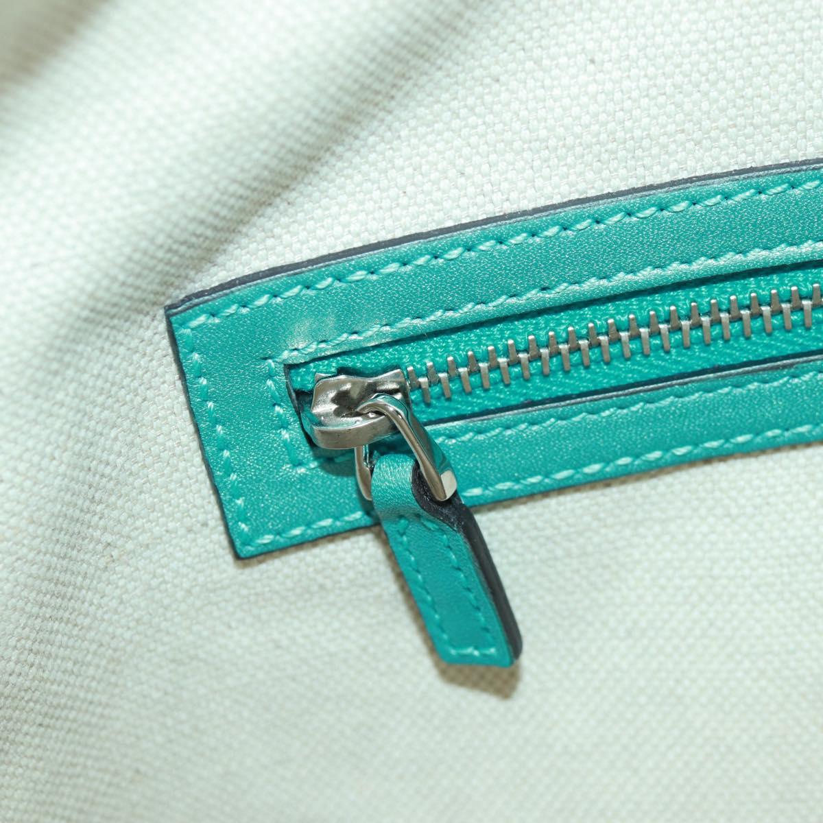 GUCCI GG Canvas Guccissima Bag Light Blue Silver Gold 232962 Auth 159906SAV