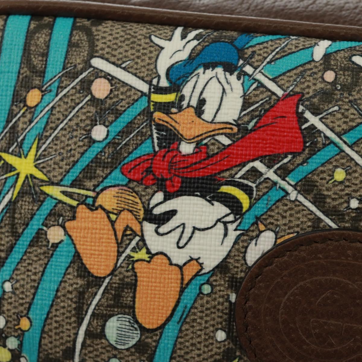 GUCCI Micro GG Supreme Disney Collaboration Bag PVC Beige 602536 Auth 159909SAM
