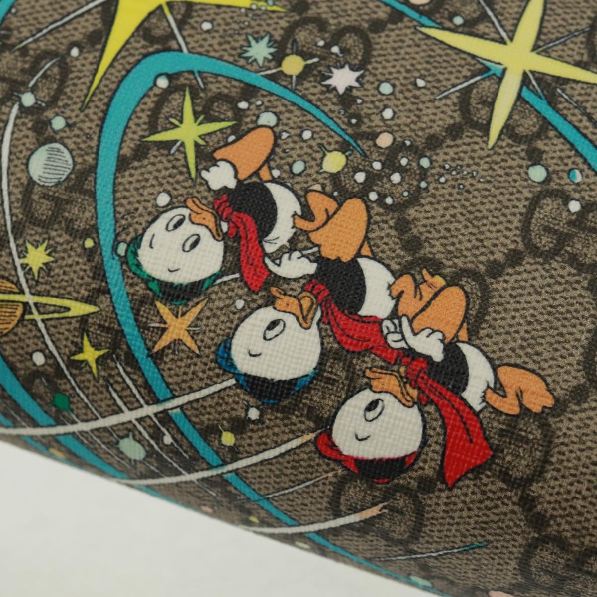 GUCCI Micro GG Supreme Disney Collaboration Bag PVC Beige 602536 Auth 159909SAM