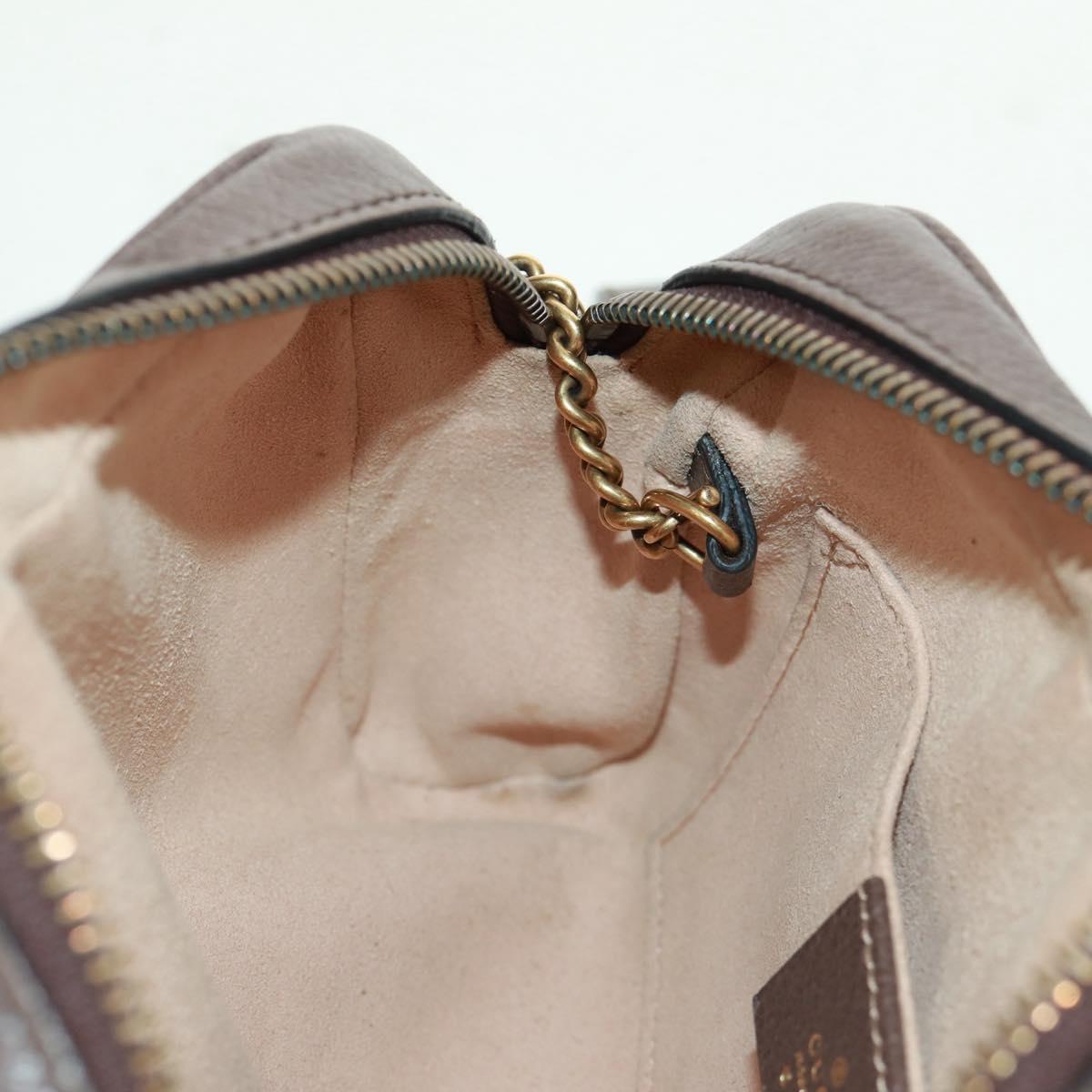 GUCCI Micro GG Supreme Disney Collaboration Bag PVC Beige 602536 Auth 159909SAM