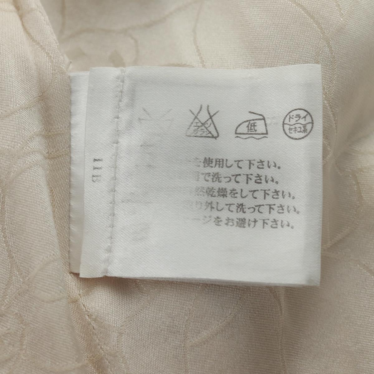 CHANEL Jacket Skirt Setup Tweed White CC Auth 159923V