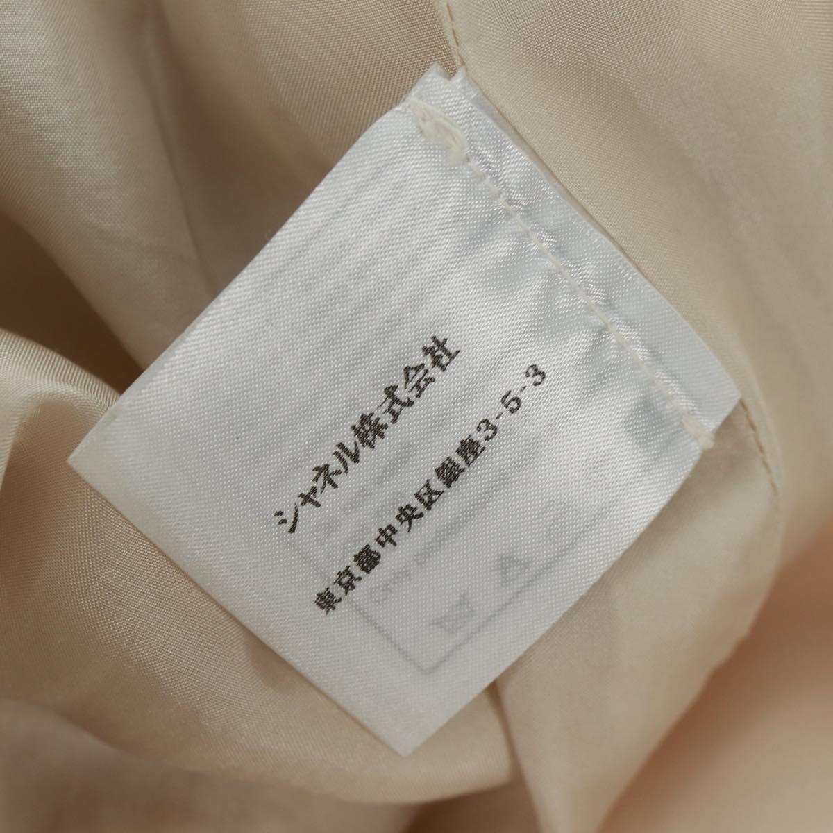 CHANEL Jacket Skirt Setup Tweed White CC Auth 159923V