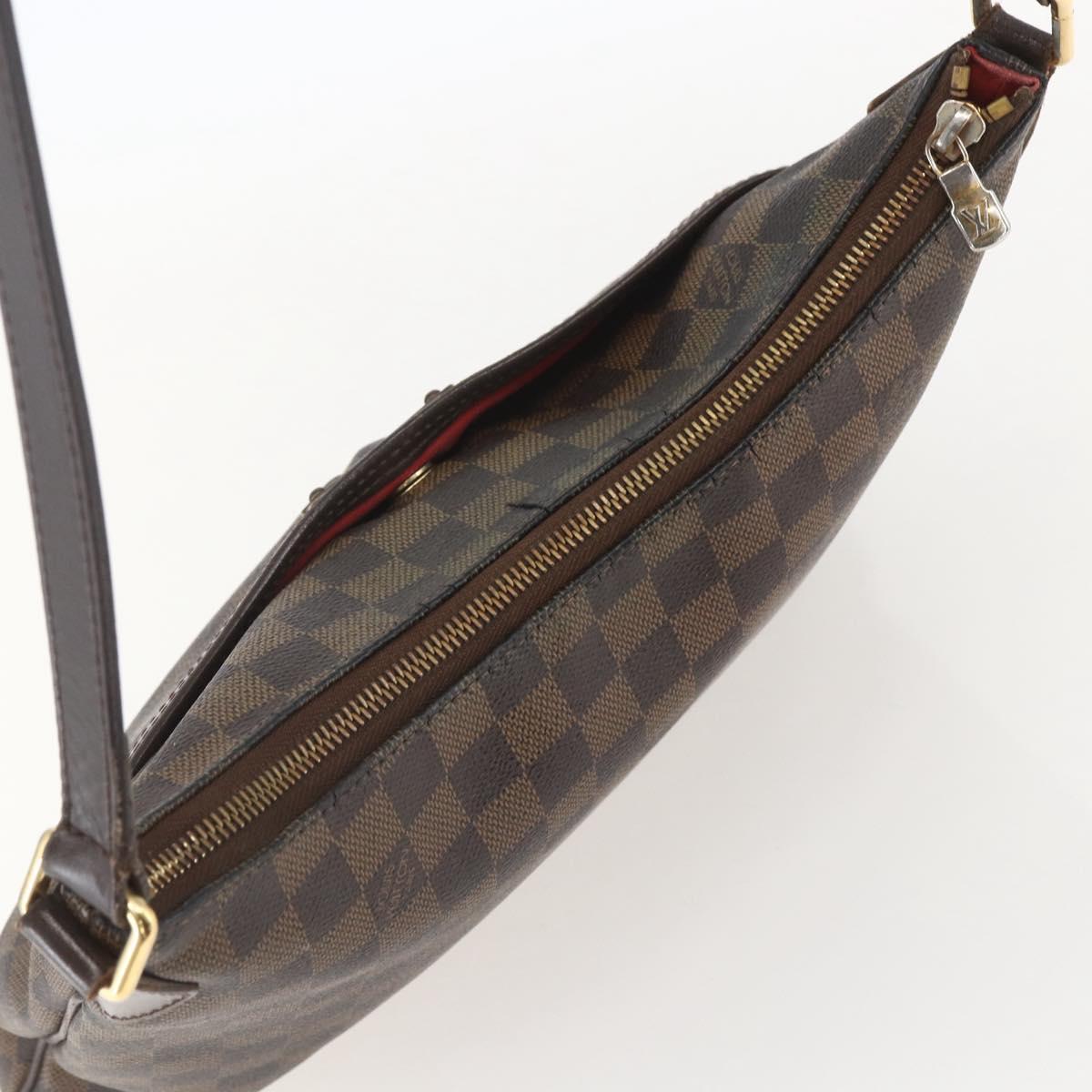 LOUIS VUITTON Damier Ebene Bloomsbury PM Shoulder Bag N42251 LV Auth 160024