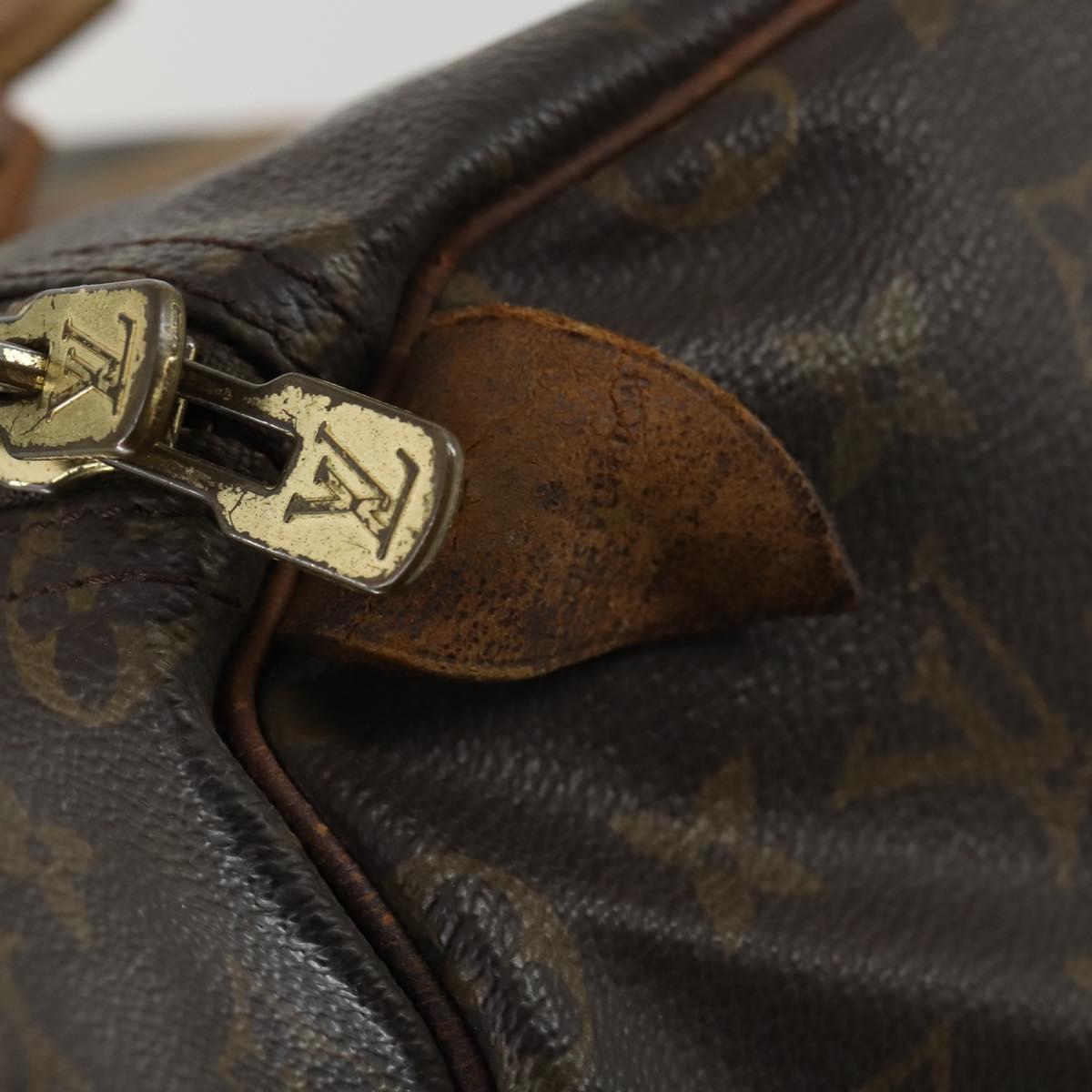 LOUIS VUITTON Monogram Keepall 50 Boston Bag M41426 LV Auth 160039