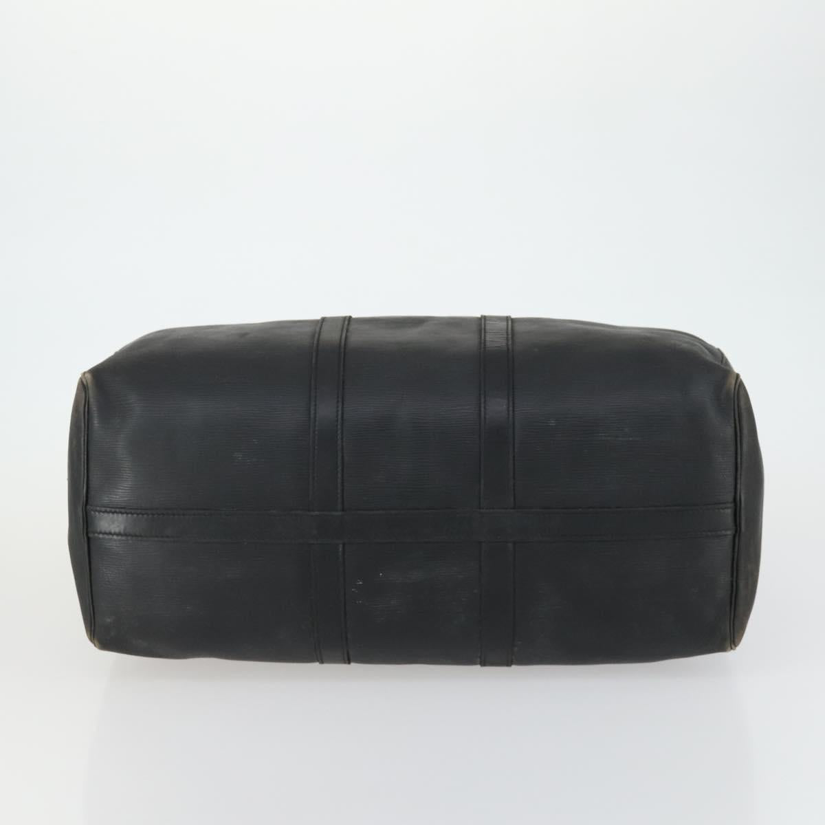 LOUIS VUITTON Epi Keepall 50 Boston Bag Black M42962 LV Auth 160071