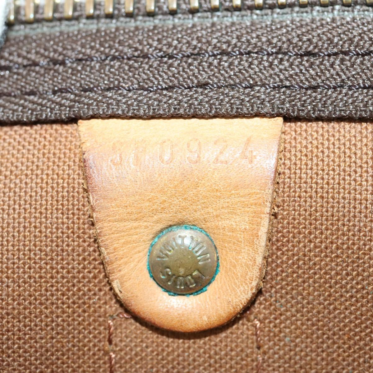 LOUIS VUITTON Monogram Keepall 45 Boston Bag M41428 LV Auth 160109