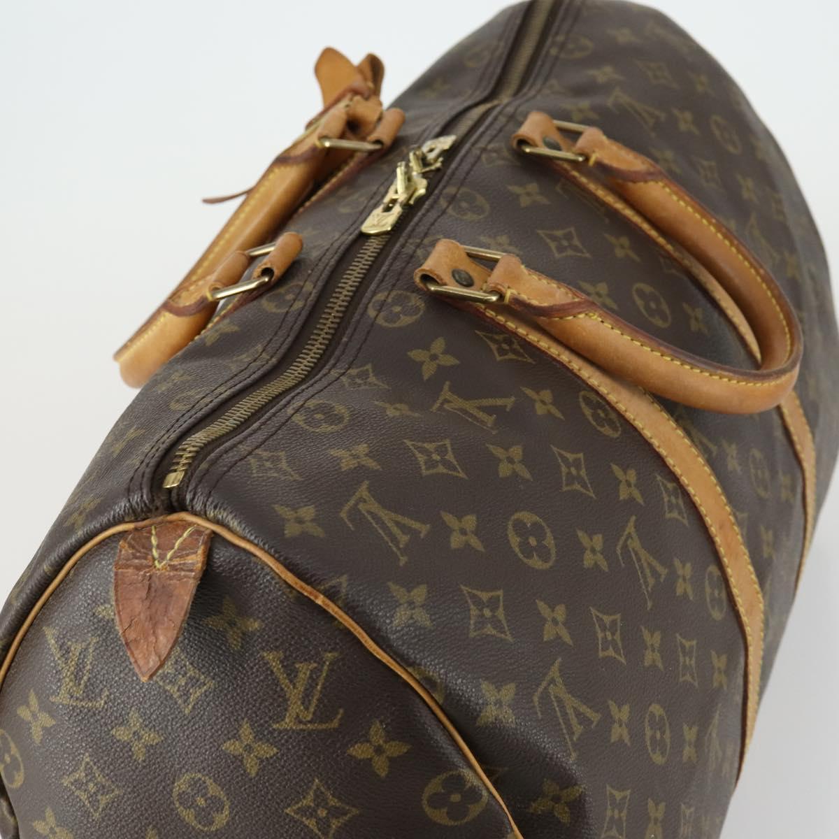 LOUIS VUITTON Monogram Keepall 45 Boston Bag M41428 LV Auth 160109