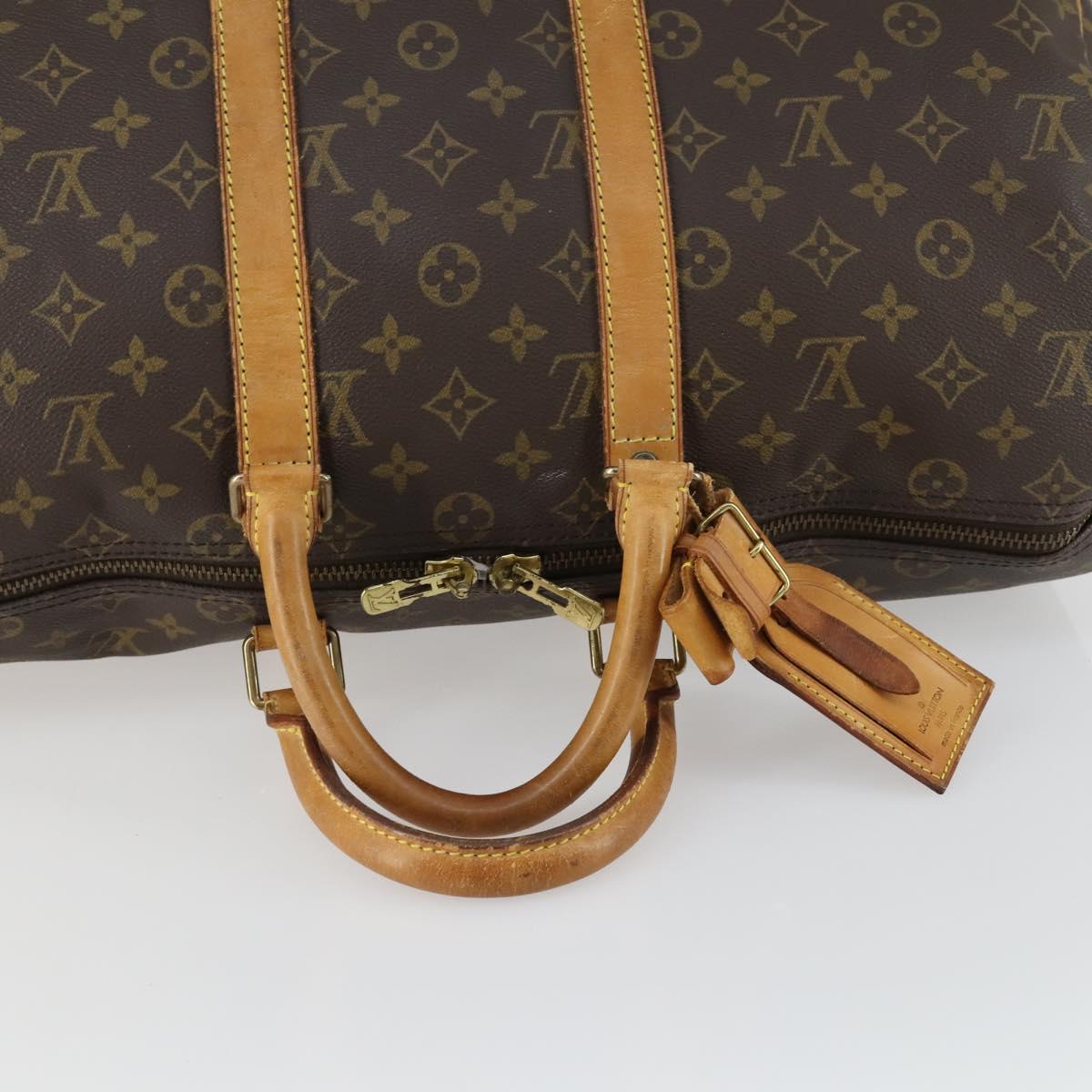 LOUIS VUITTON Monogram Keepall 45 Boston Bag M41428 LV Auth 160109