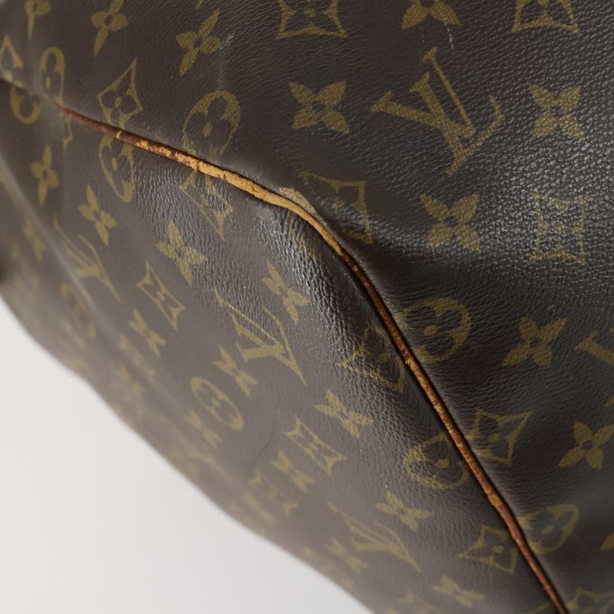 LOUIS VUITTON Monogram Keepall 55 Boston Bag M41424 LV Auth 160112