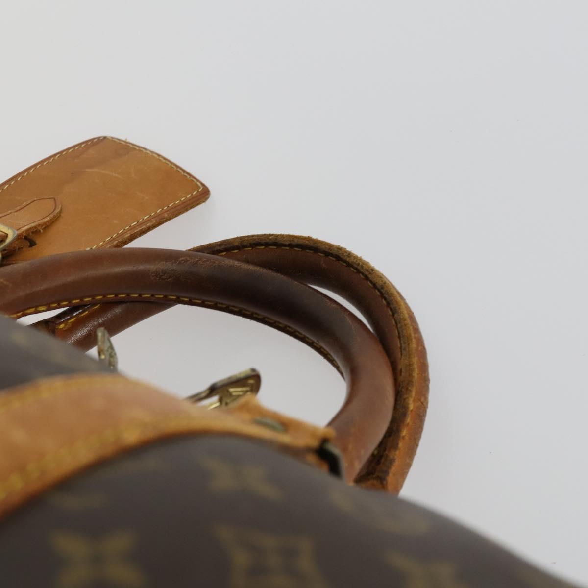 LOUIS VUITTON Monogram Keepall 55 Boston Bag M41424 LV Auth 160112