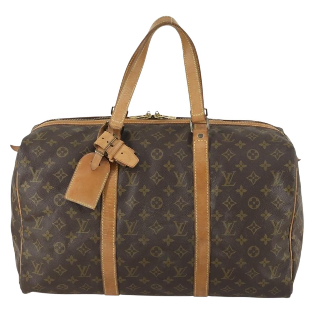 LOUIS VUITTON Monogram Sac Souple 45 Boston Bag M41624 LV Auth 160129