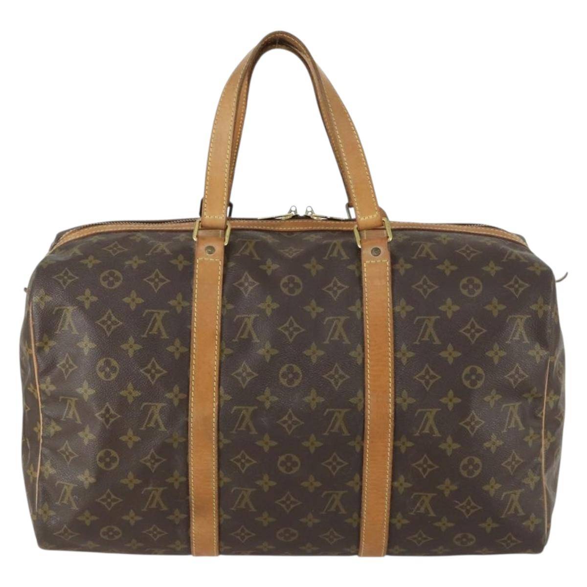 LOUIS VUITTON Monogram Sac Souple 45 Boston Bag M41624 LV Auth 160129