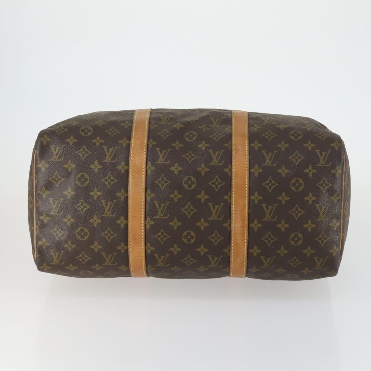 LOUIS VUITTON Monogram Sac Souple 45 Boston Bag M41624 LV Auth 160129