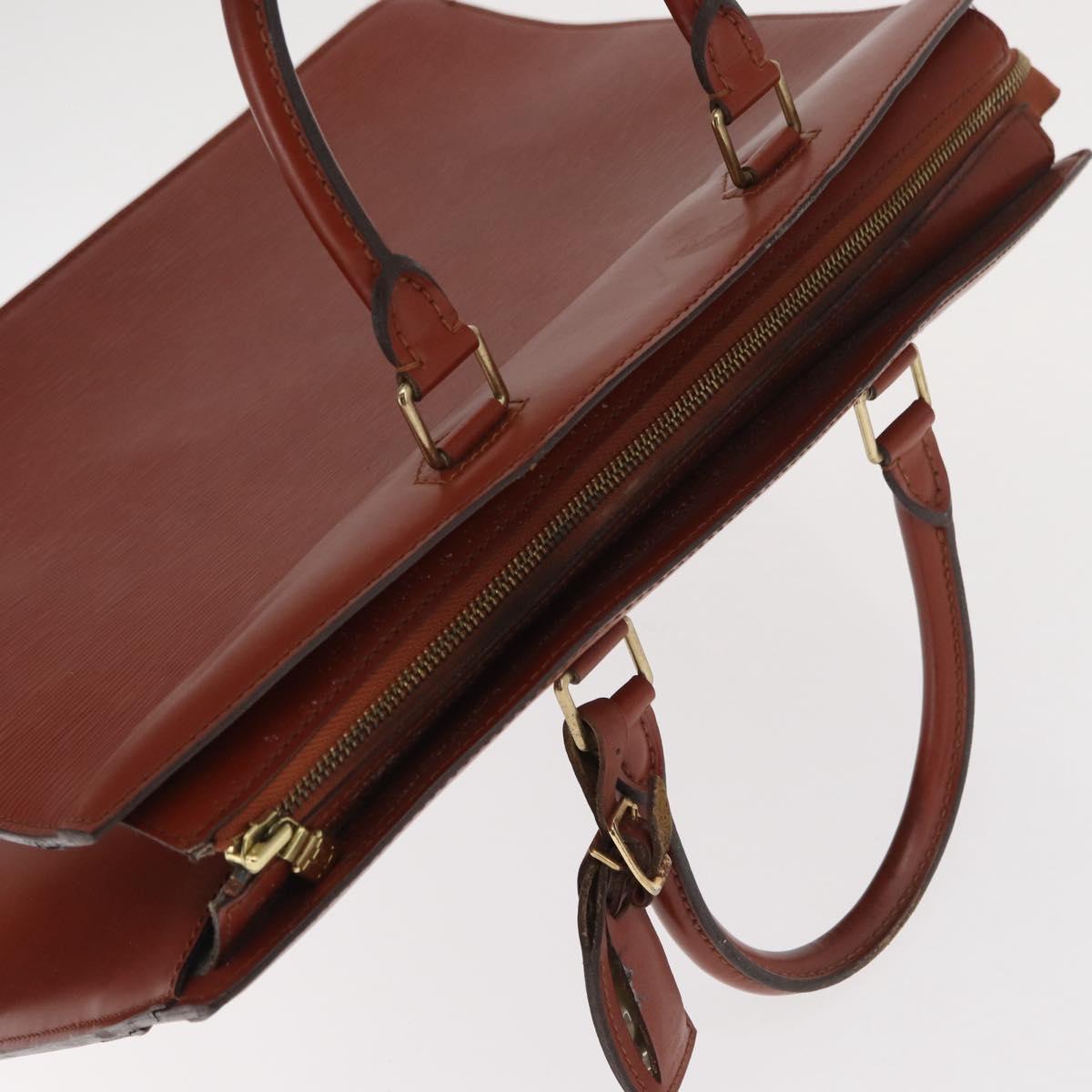 LOUIS VUITTON Epi Riviera Hand Bag Brown M48183 LV Auth 160132
