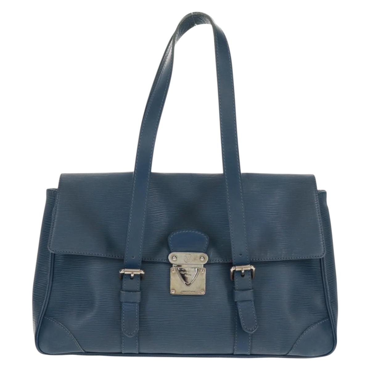 LOUIS VUITTON Epi Segur MM Hand Bag Myrtille M5886G LV Auth 160145