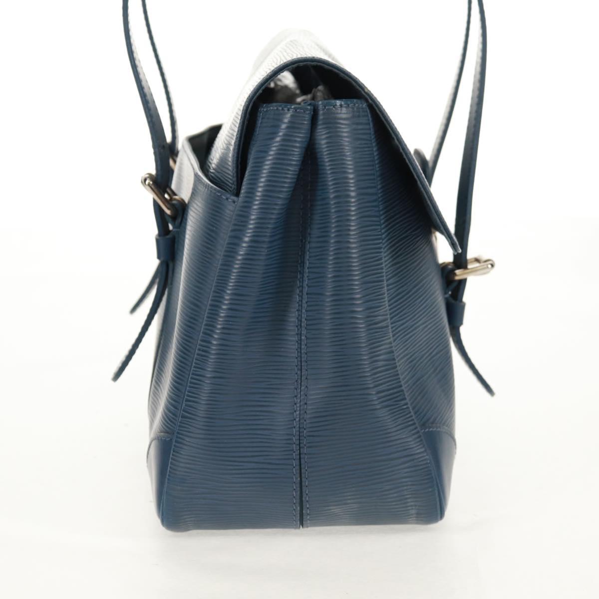 LOUIS VUITTON Epi Segur MM Hand Bag Myrtille M5886G LV Auth 160145