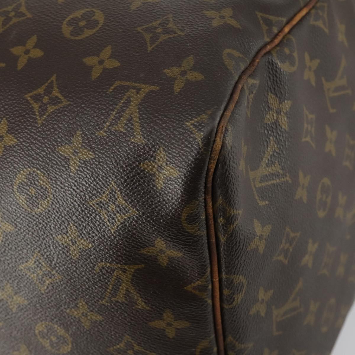 LOUIS VUITTON Monogram Keepall 55 Boston Bag M41424 LV Auth 160147