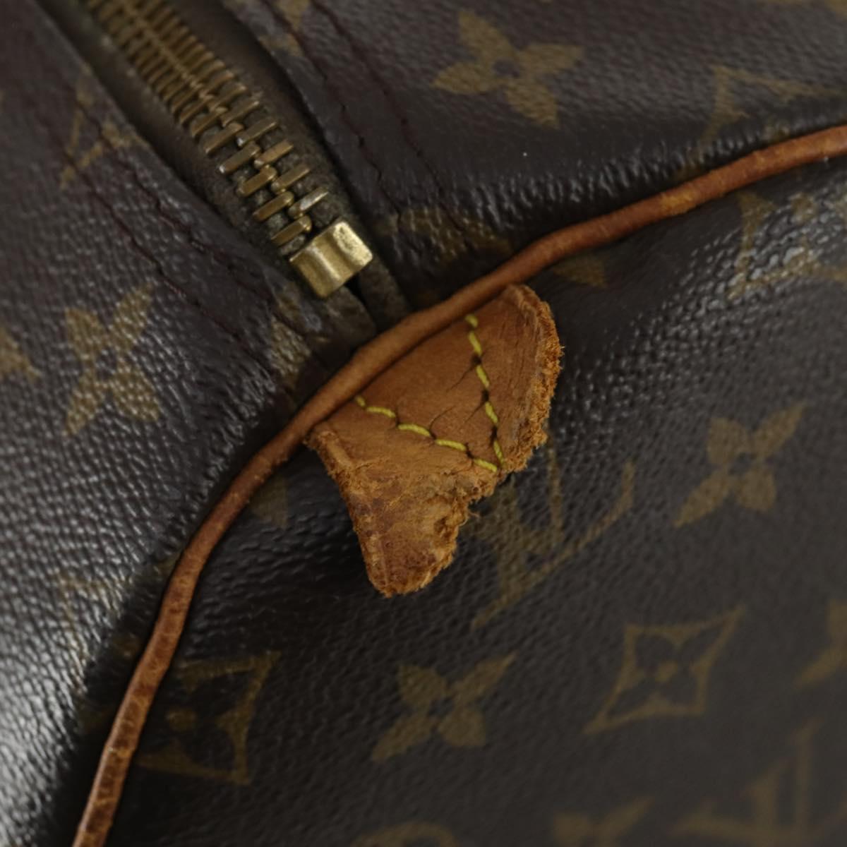 LOUIS VUITTON Monogram Keepall 55 Boston Bag M41424 LV Auth 160147