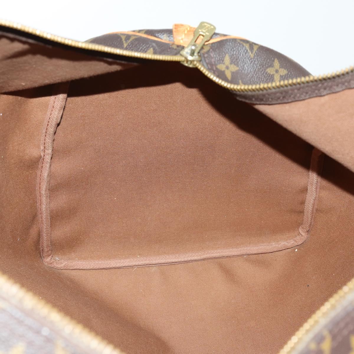 LOUIS VUITTON Monogram Keepall 55 Boston Bag M41424 LV Auth 160147