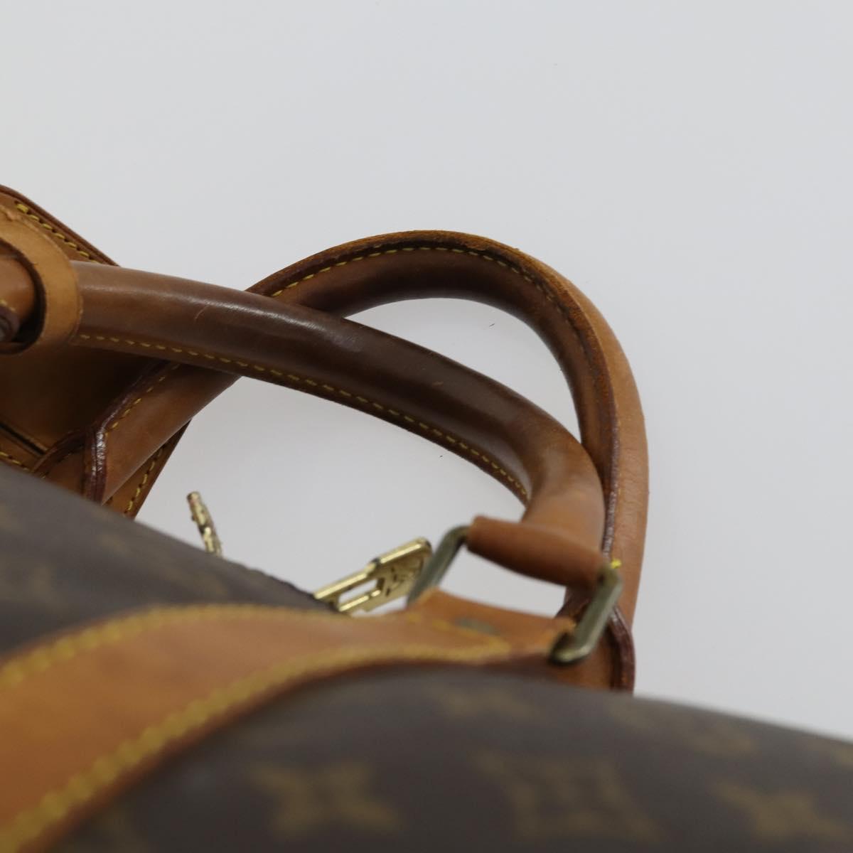 LOUIS VUITTON Monogram Keepall 55 Boston Bag M41424 LV Auth 160147