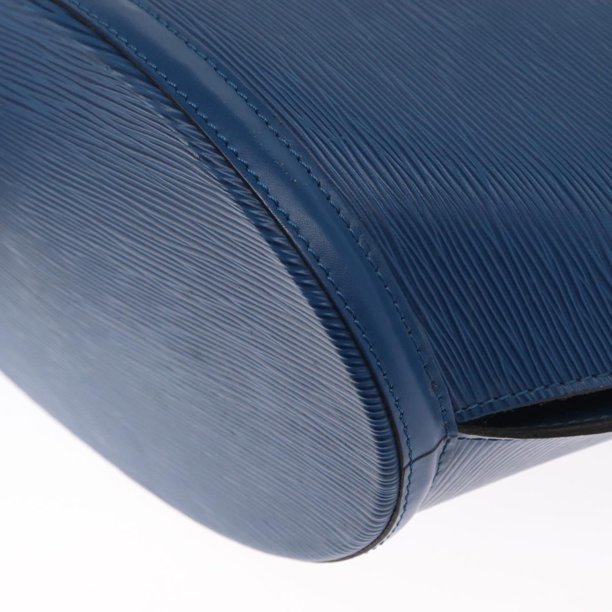 LOUIS VUITTON Epi Saint Jacques Shopping Shoulder Bag Blue M52275 LV Auth 160158